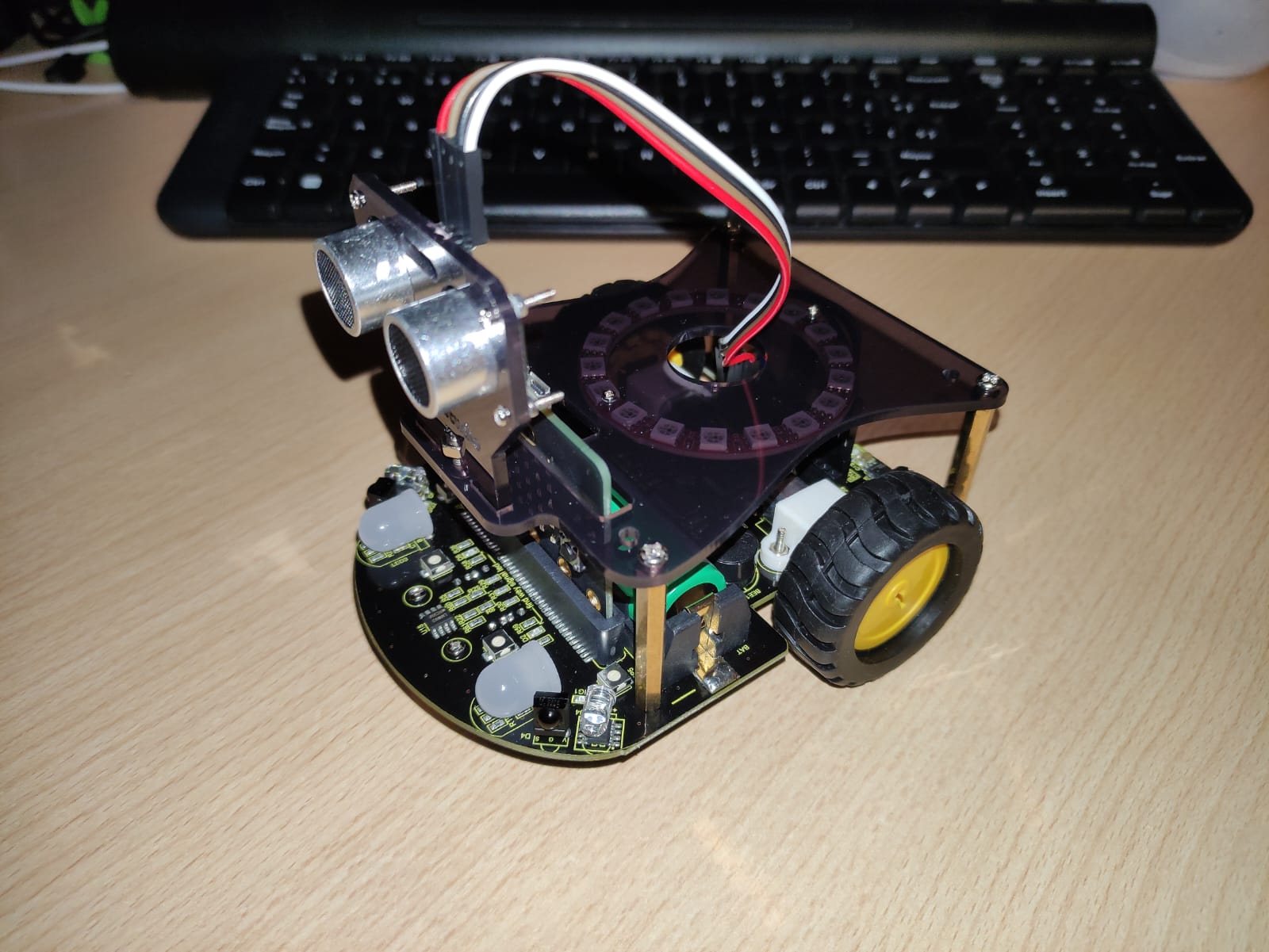 Micro:bit Mini Smart Robot car Kit V2